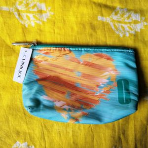 Clinique Heart Cosmetic Bag