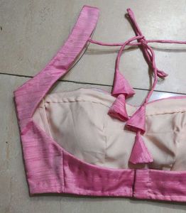 full backless blouse padded