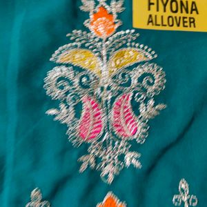 party wear Allover Unstitched Suit Dress Material
