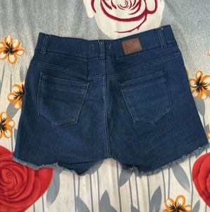 Blue Denim Shorts