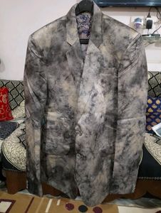 Marble Print Blazer For Men