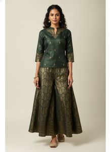 Elegant Embellished Palazzo Pants