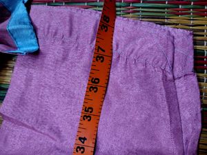 Beautiful Blue Kurta Set with Pink Embroidery