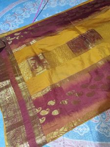 Elegant Silk Blend Saree