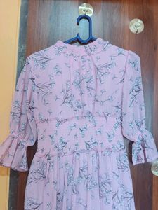 Chic Floral Print Midi Dress
