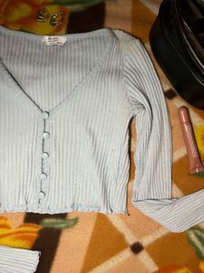 Cute winter Crop top