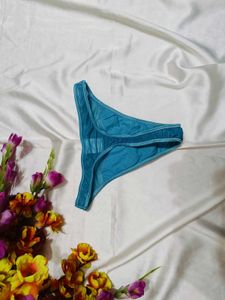 🇳🇿💫🎀Teal Mesh Thong Panty