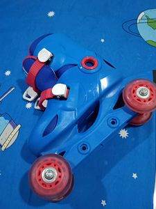 Blue Roller Skates