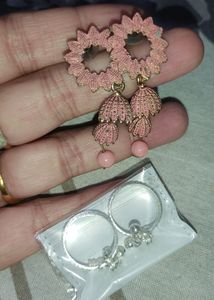 Combo Of Earings And Bishua