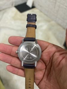 Armani Exchange Stylish Purple Dial Watch