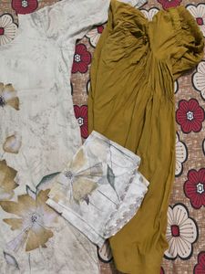Elegant Floral Print Kurta Set