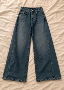 New Wide Leg Denim Jeans