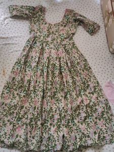 Beautiful Floral Print Maxi Dress