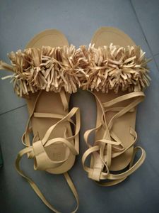 H&amp;M lace-Up Sandals