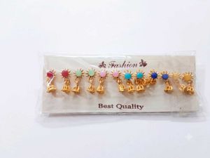krishna ji's Set of Colorful Earrings 🫶🏻✨️
