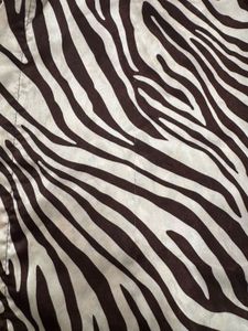satin zebra shirt