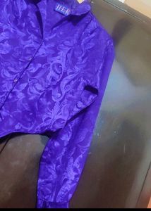 Purple 🟣 Party Wear Crop Top 36 Bust