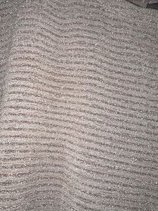 L.O.V Sparkly Striped Knit Sweater (size L)