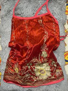 Y2K embellished  Halter Neck top