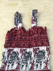 Bohemian Elephant Print frock