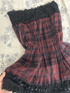 Gothic Plaid skirt/dress