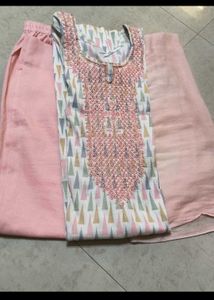 Beautiful Pastel Printed Kurta Set