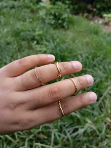 Savana Gold Ring Set