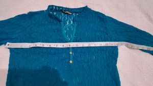Very Beautiful V Neck Net Top