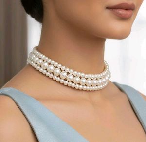 Elegant Multi-Strand Pearl Necklace