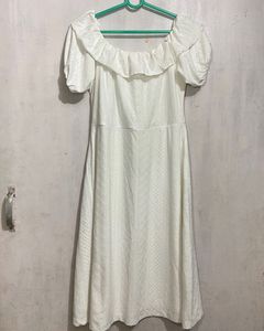 White Off-Shoulder Dress