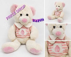 Cutie pie White & pink Teddy bear