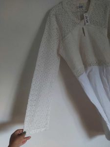 White Lace Blouse