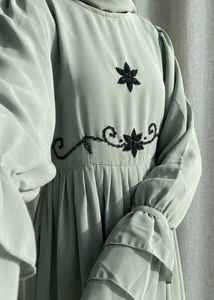 Elegant Embroidered Abaya ✨