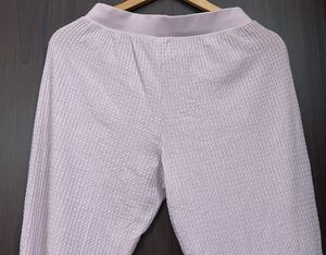 Light Purple Textured Joggers