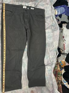 Men's Grey Casual Pants