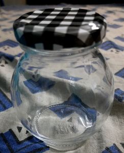 4pc Glass Jars 200ml Small Size