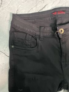 Flying MACHINE Black Skinny Fit Jeans