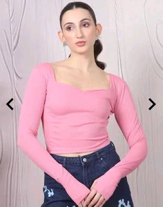 🌷Pink Thumb Hole Top🌷