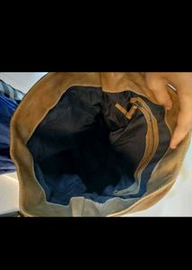 Stylish Brown Leather Hobo Bag