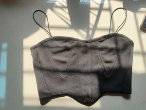 Sleek Black Corset Top