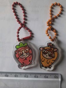 BTS inspired Chibi Carrot Jk and Strawberry Tae ke