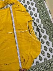 💛Yellow Mustard Tunic Top for women XL
