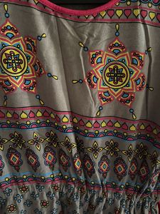 Boho Print Mini Dress