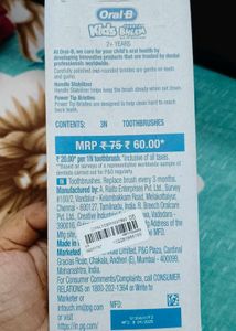 Oral-B Kids Toothbrush Set