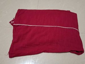 Pink Embroidery Short Kurti | Size S or M