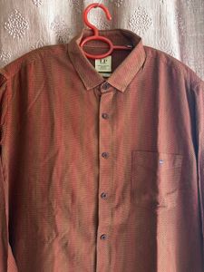 Men's Textured Long Sleeve Shirt