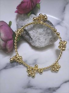 Golden Ghungroo Bangle Set