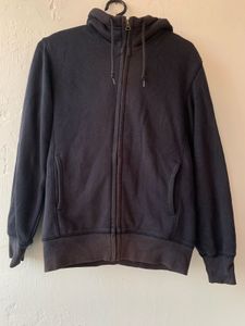 Black Zip-Up Hoodie