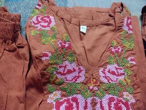 Embroidered Kurta Set(new)