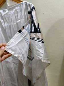 Elegant Off-White Kaftan Dress
